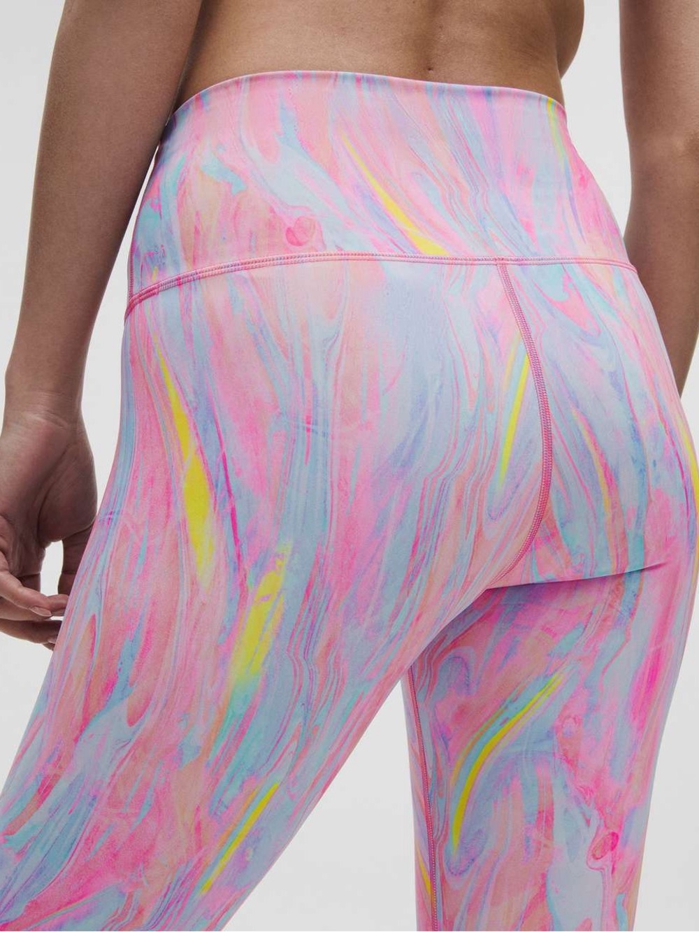 NWOT lululemon Wunder Train High-Rise Tight 28" Prism Marble Multi - Picture 3 of 5